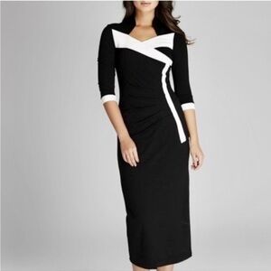 NWT Laranor dress black white block dressing baddie style size 12